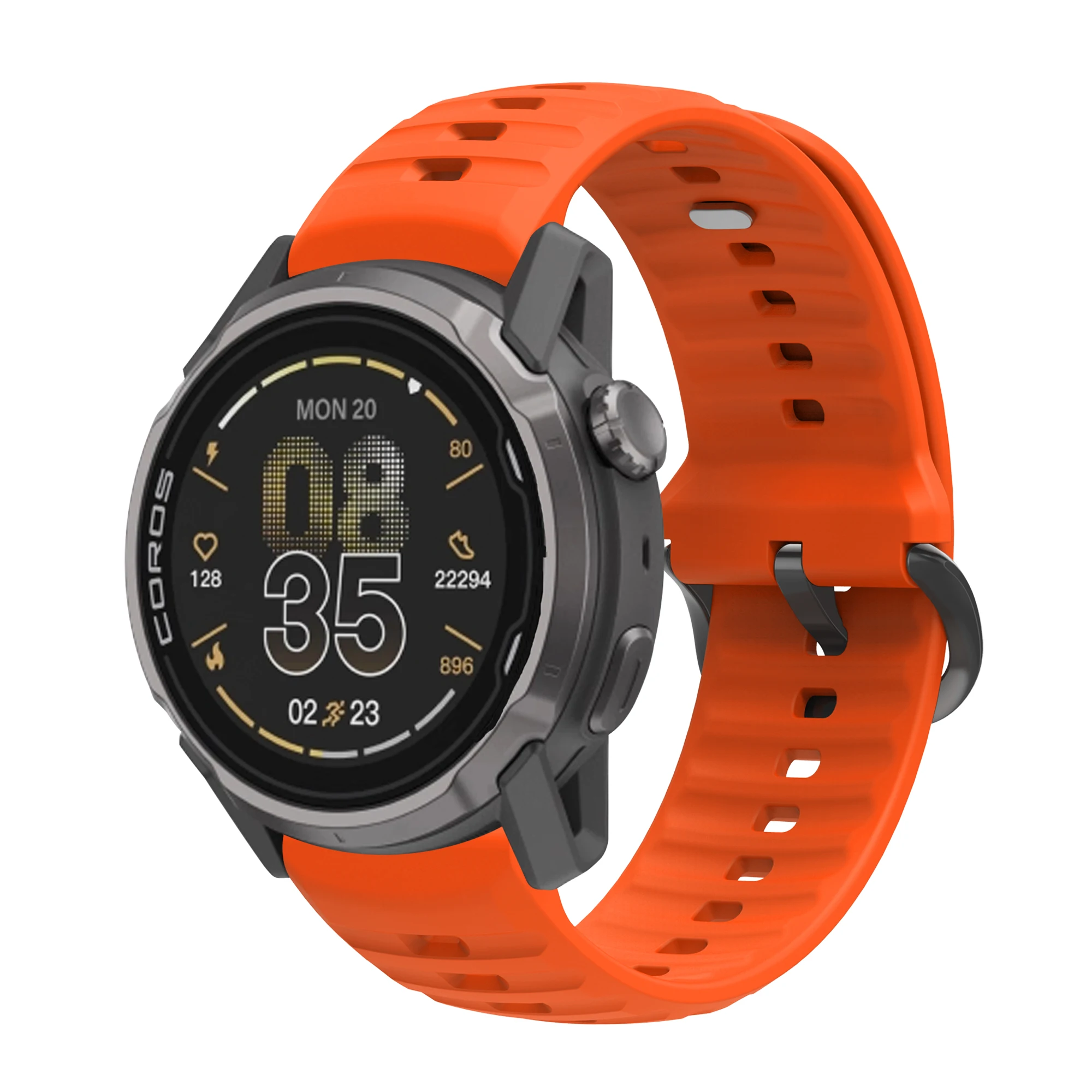 Deluxe Silicone Wristband Bracelet - Universal 22mm/24mm Strap