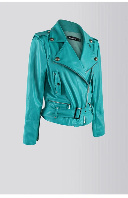 Womens Turquoise Biker Jacket Biker Jacket Turquoise Jacket Womens