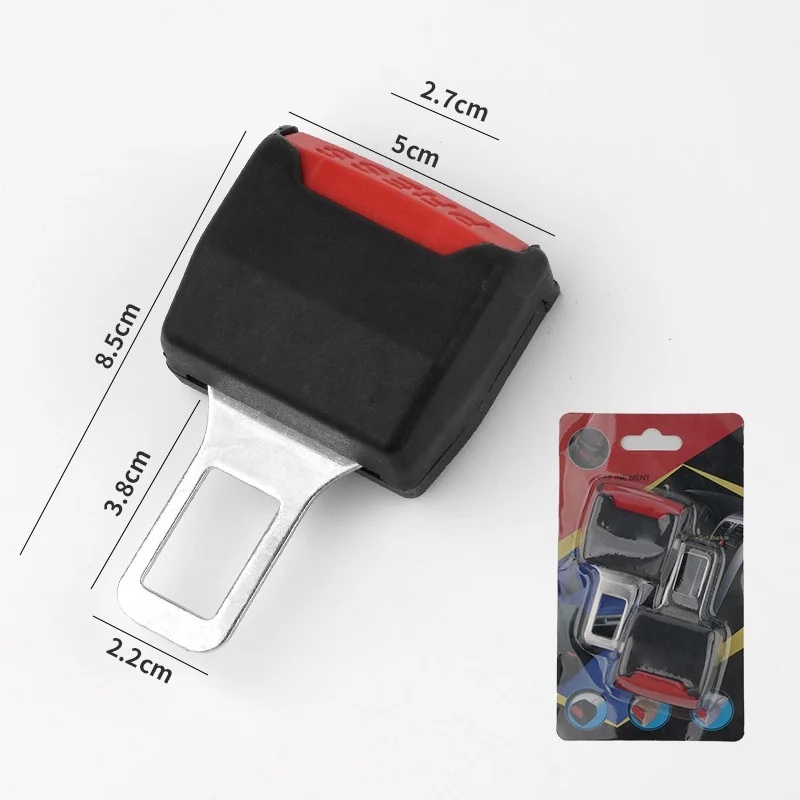 Seat Belt Extender 2pcs/Set Car Safety Belt Buckle Extension Clip Thick Socket Plug Thick Insert Socket Extender Tool
