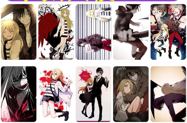 Anime Angels of Death Zack Isaac Foster Ray Rachel Gardner Fanart 180  Postcard Post Cards Sticker Gift Cosplay Artbook Book Set - AliExpress