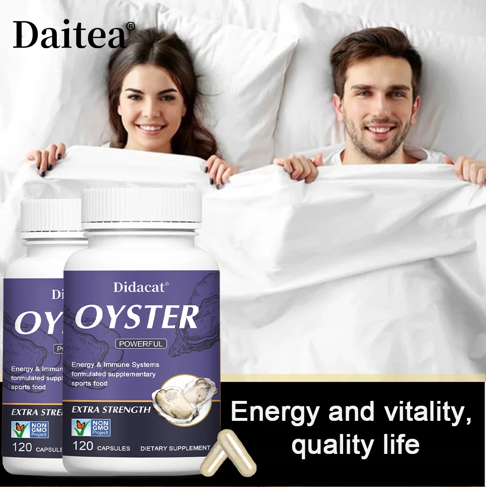 Oyster Supplement Energy Immune System Sports Nutrition Supplement Non-GMO Gluten-Free