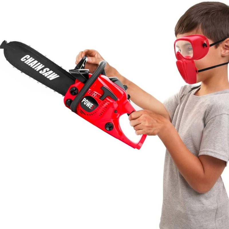 KidsPretendPlayToySimulationPowerChainsawsElectricRepairTool