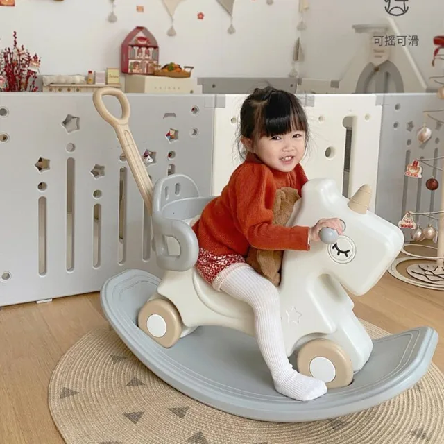 2 In 1 Rocking Horse Yo-yo Car Baby One Year Old Gift Toy Children's Rocking Rocking Horse Car Horse Toys For Kids Ride In Toys 1