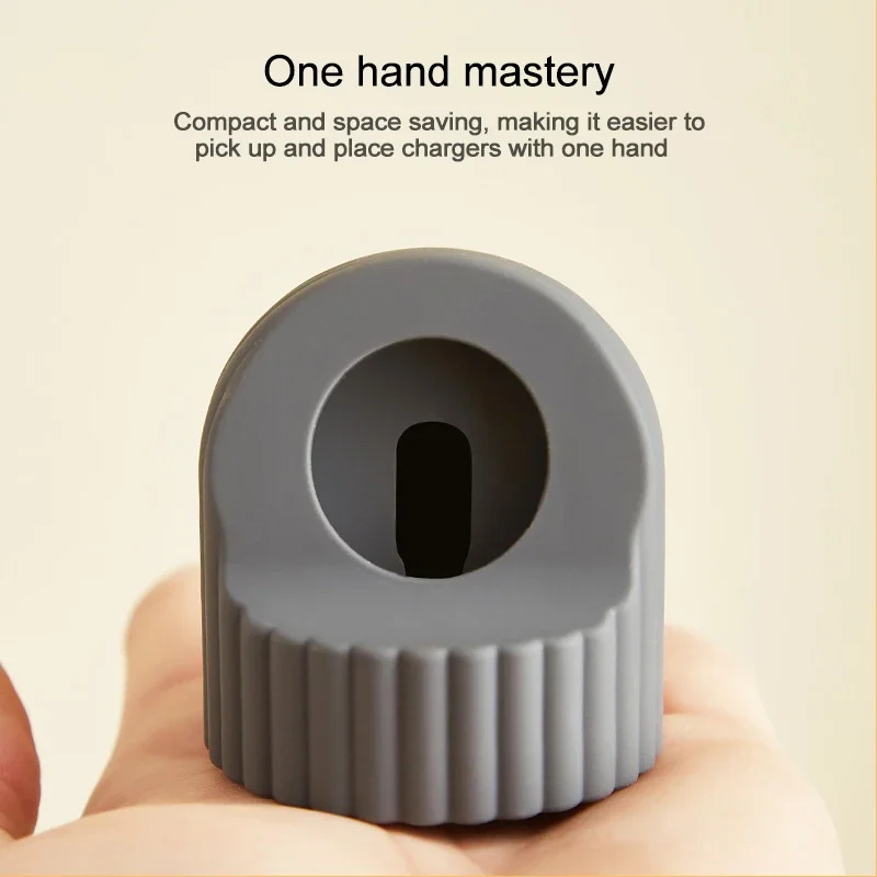 Silicone watch charger stand for Apple Watch Series Ultra9//8/7/6/SE/5/4/3/2 49 45 44 42mm 41 40 38mm