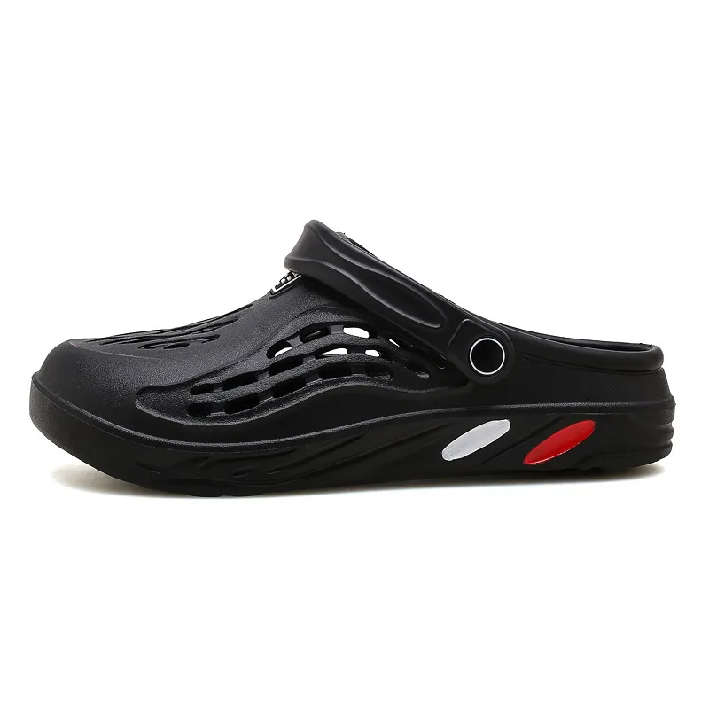 New Summer Aqua Shoes Men's Outdoor Hollow Out Beach Water Flats Slip On Breathable Lightweight Sandals Zapatos Hombre