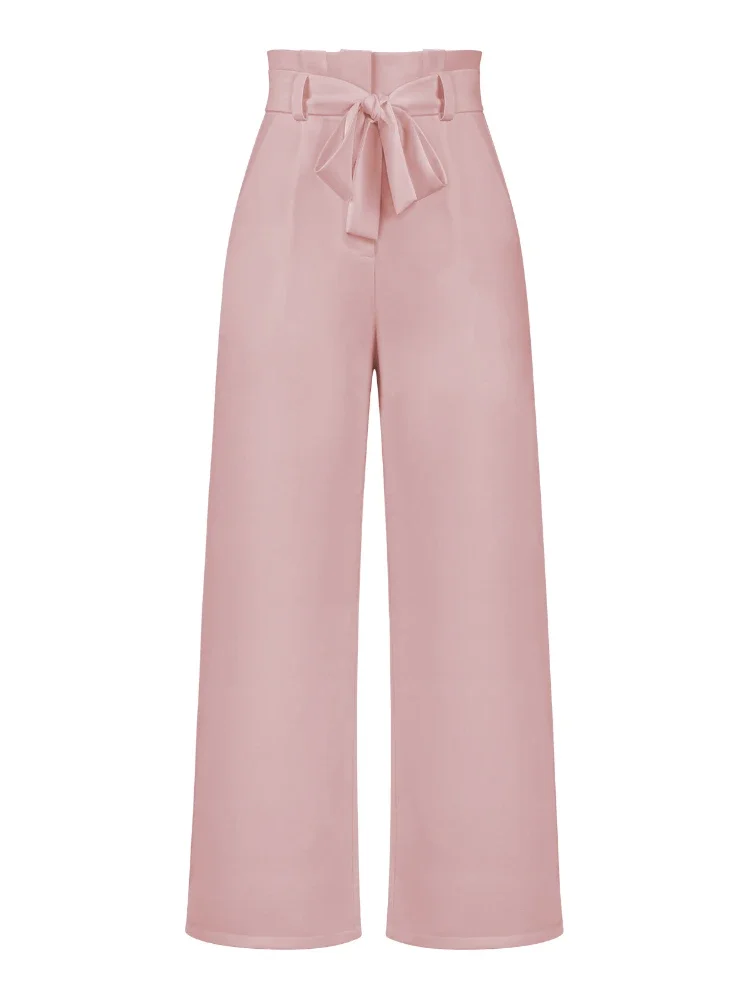 2023 Fashion New In Women's Pants Casual Workplace Loose Women Pant Versatile Straight Broad Leg High Waist Pants Women Clothing