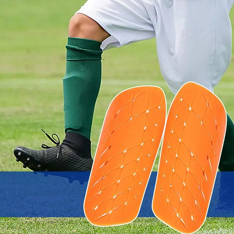 Soccer Shin Guards 2pcs Small Shin Guards For Youth Soccer Cushion Protection Shock Absorbing Calf Protective Gear For