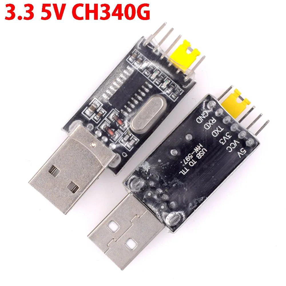 3.3 5V CH340G Module USB To TTL Converter UART Upgrade Download A Small Wire Brush Plate STC Microcontroller Board USB To Serial
