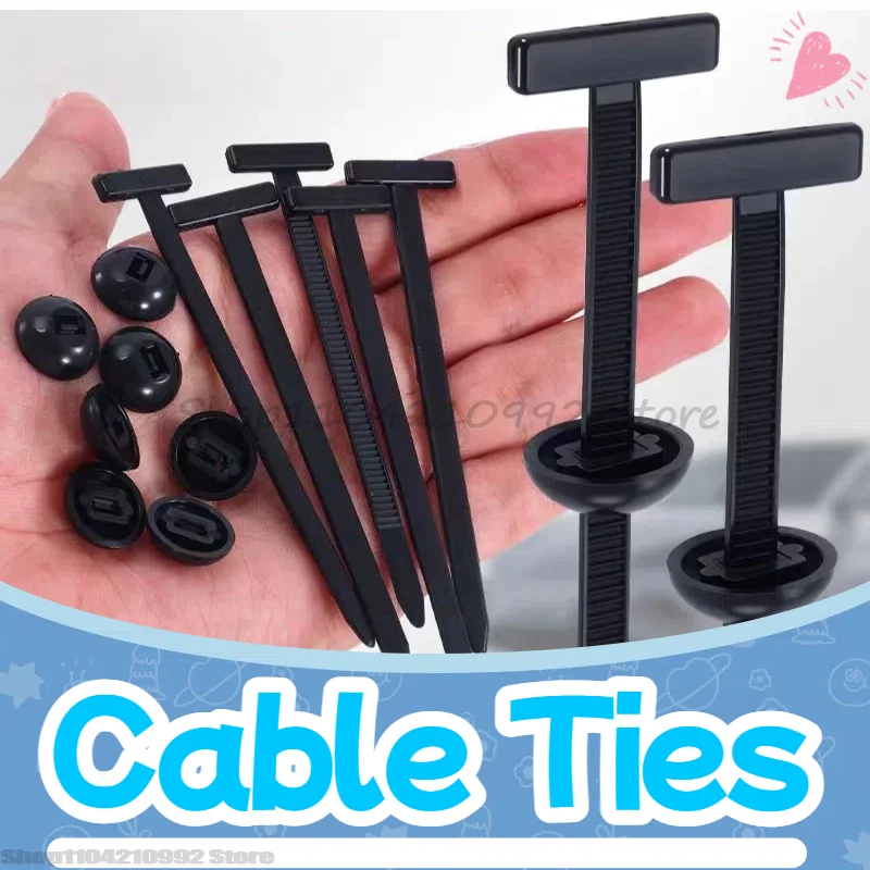 Universal Self-Locking Nylon Cable Tie Buckle Car Fasteners