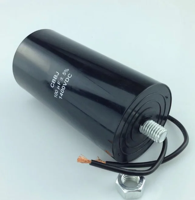 100uF 1400V aluminum electrolytic capacitor low esr high power and low esr 65*130mm