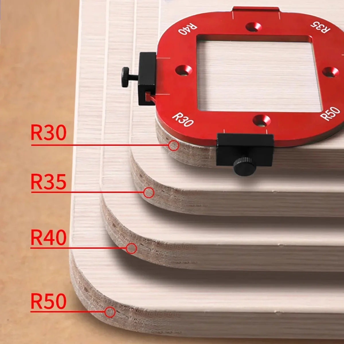 Fillet And Arc Cutter For Woodworking R100-R300 Radius Jig Woodworking ...