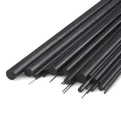 Carbon Fiber Rod Set - Multiple Diameters & Lengths (5mm 5pcs)