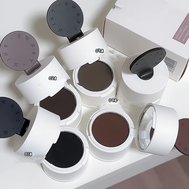 3 Colors Hairline Powder Hair Root Cover Up Waterproof Lasting Instant Modified Repair Natural Hair Shadow Powder Concealer Pen
