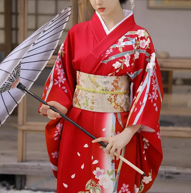 Giapponese Vestito Modello Kimono Stile Giapponese Kimono