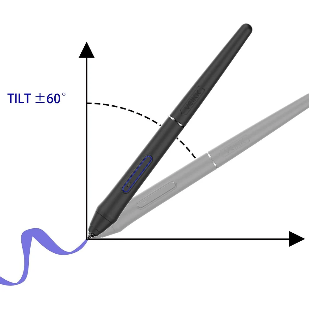 VEIKK P05 Battery-Free Stylus Graphic Pen for VK1200,VK2200PRO Drawing Monitor,VK430 VK640 VK1060 VK1060PRO Drawing Tablet - Image 3