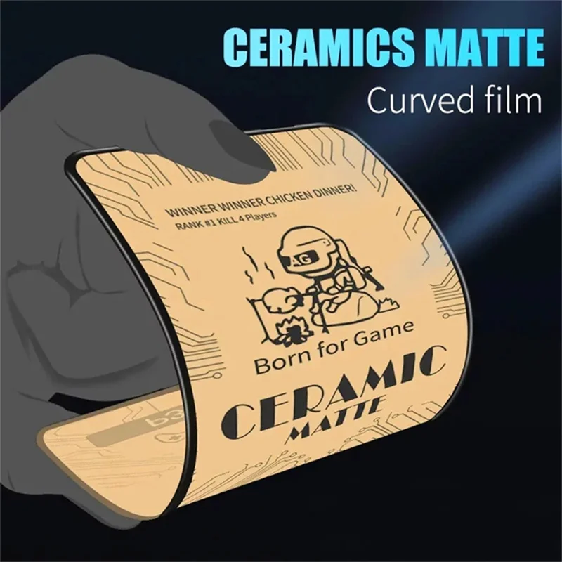 4-Pack Matte HD Full Cover Ceramic Screen Protector Film
