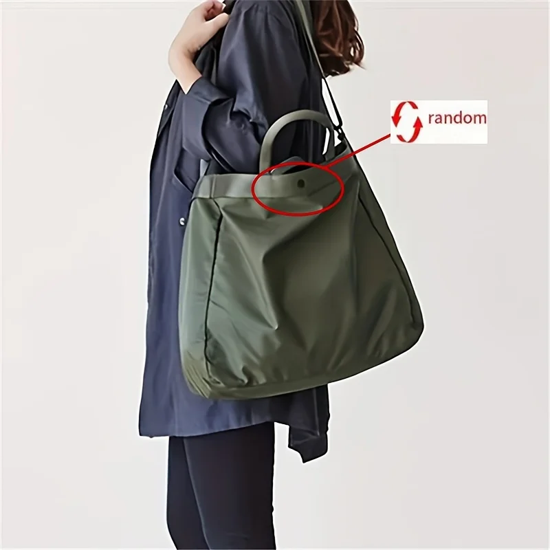 Women's Fashion Tote Bag, Waterproof Nylon, Versatile & Chic, Durable & Spacious with Double Handle