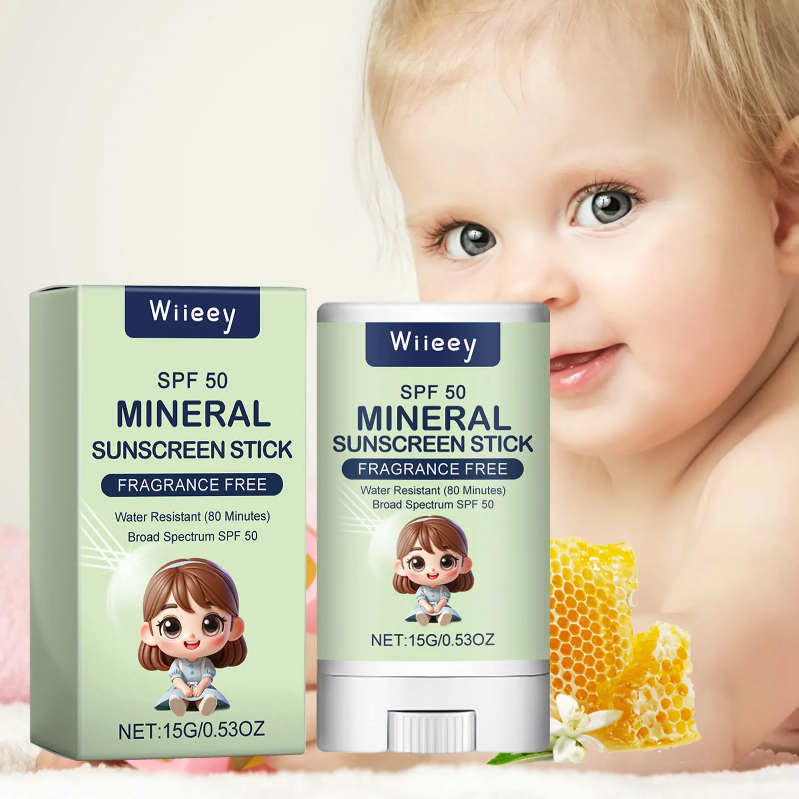 Sunscreen Cream Sunscreen Stick SPF 50 Anti UV Block Outdoor Activity Moisturizing Oil Control Waterproof Sweatproof Kids Adults