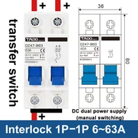 DC 12V 24V 48V 36V 72V MCB Battery Car Protector Mini Circuit Breaker DZ47 Positive And Negative Pole Protection Switch Isolator - Image 5