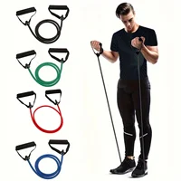Resistance Band Set with Handles – 3 Levels of Strength for Home Gym, Yoga & Rehab, Full Body Workout Kit