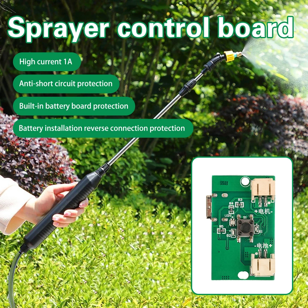 DC 5V Griff Spray Zerstäubung Modul Wiederaufladbare Elektrische Sprayer Steuerplatine TYPE-C DIY Elektronische Kit – Detail 5