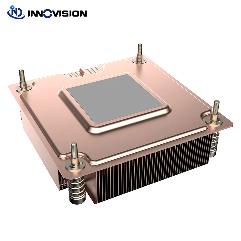 Fanless Cpu Cooler Passivo para Intel Lga1700 78x78 mm Espaçamento do Buraco 200w Tdp Novo 1u - Imagem 4