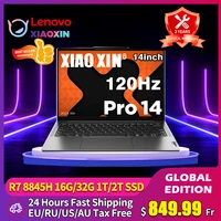 Lenovo Laptop 2024 Xiaoxin Pro 14 AMD R7 8845H 16/32GB 1T/2T SSD Radeon 780M 14“ 2.8K 120Hz OLED Al Notebook New PC 1