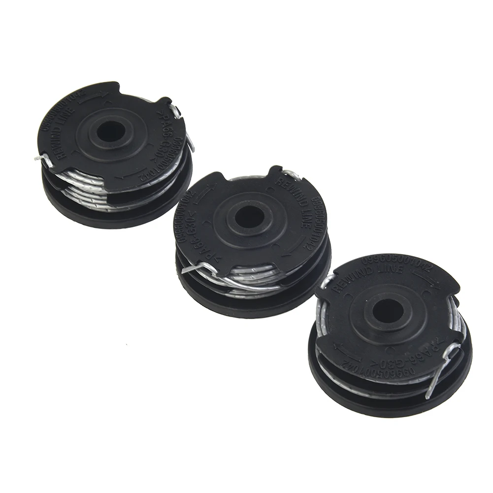Set mit 3 Trimmerfadenrollen für Bosch ART 24 27 30 3036 LI, 1,6 mm Durchmesser, 18 m Länge, für Fortless-Trimmer – Detail 6
