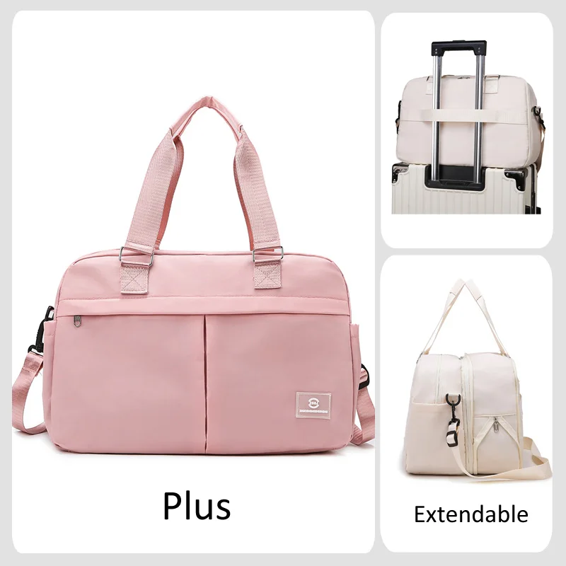 Extendable Travel Duffle Bag Large Multi-layer Luggage Handbag_voghion.com