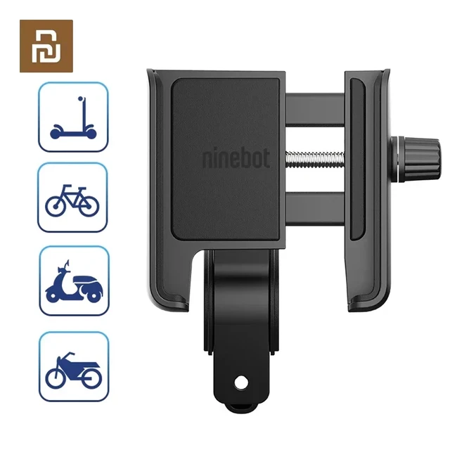 Soporte de teléfono móvil Universal para Xiaomi M365 pro Ninebot, soporte  de montaje en manillar de patinete eléctrico, estante de teléfono móvil  para bicicleta - AliExpress