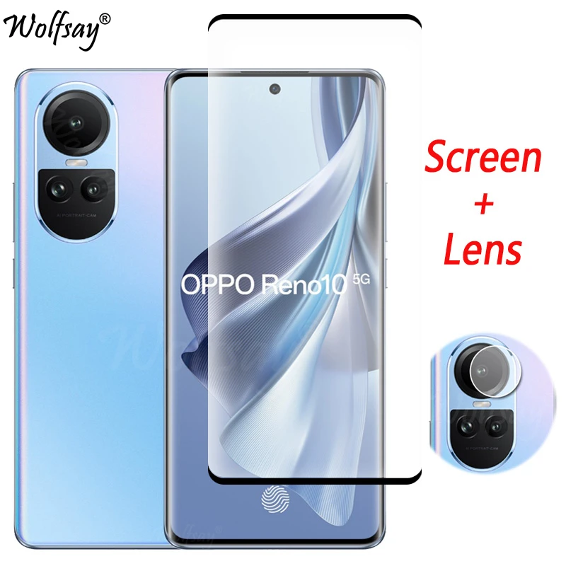 Vetro Temperato A Copertura Totale Per Oppo Reno 10 5G Proteggi Schermo Per Oppo Reno 10 5G Global Camera Glass Per Oppo Reno 10 5G Glass