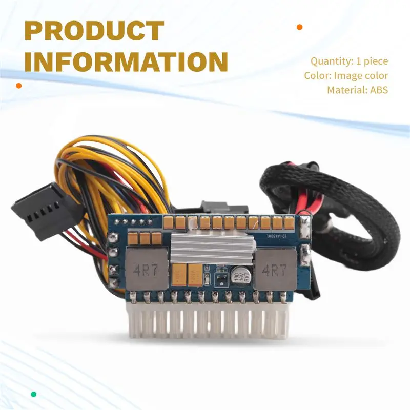 M67K-450W 24핀 12V DC 입력 450W 출력 Realan 미니 ITX 피코 PSU DC ATX PC 스위치 DC-DC ATX 컴퓨터용 전원 공급 장치 (내구성 강화)