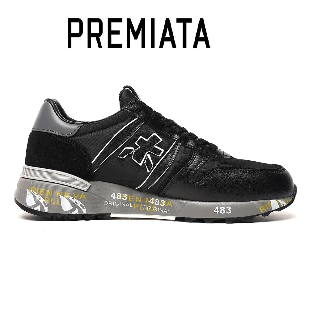 Premiata Brand Men Shoes Sneakers Uomo Tenis Comode Scarpe Casual Sneaker Nere Di Lusso Calzature Maschili 2023 Scarpe Da Tennis Da Uomo