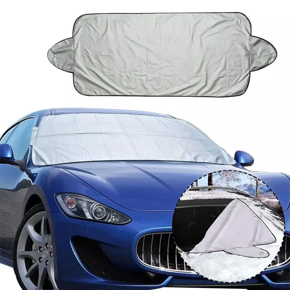 Winter Car Windshield Cover For Auto Front Windshield Anti-frost Snow Antifreeze Sunshade Dust Cover Protector Access