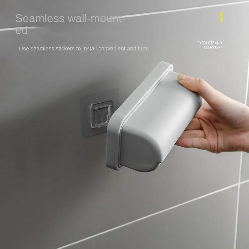 Toilet garbage bag storage box, no punching, simple wall mounted collector, kitchen pull-out sorting garbage box 4