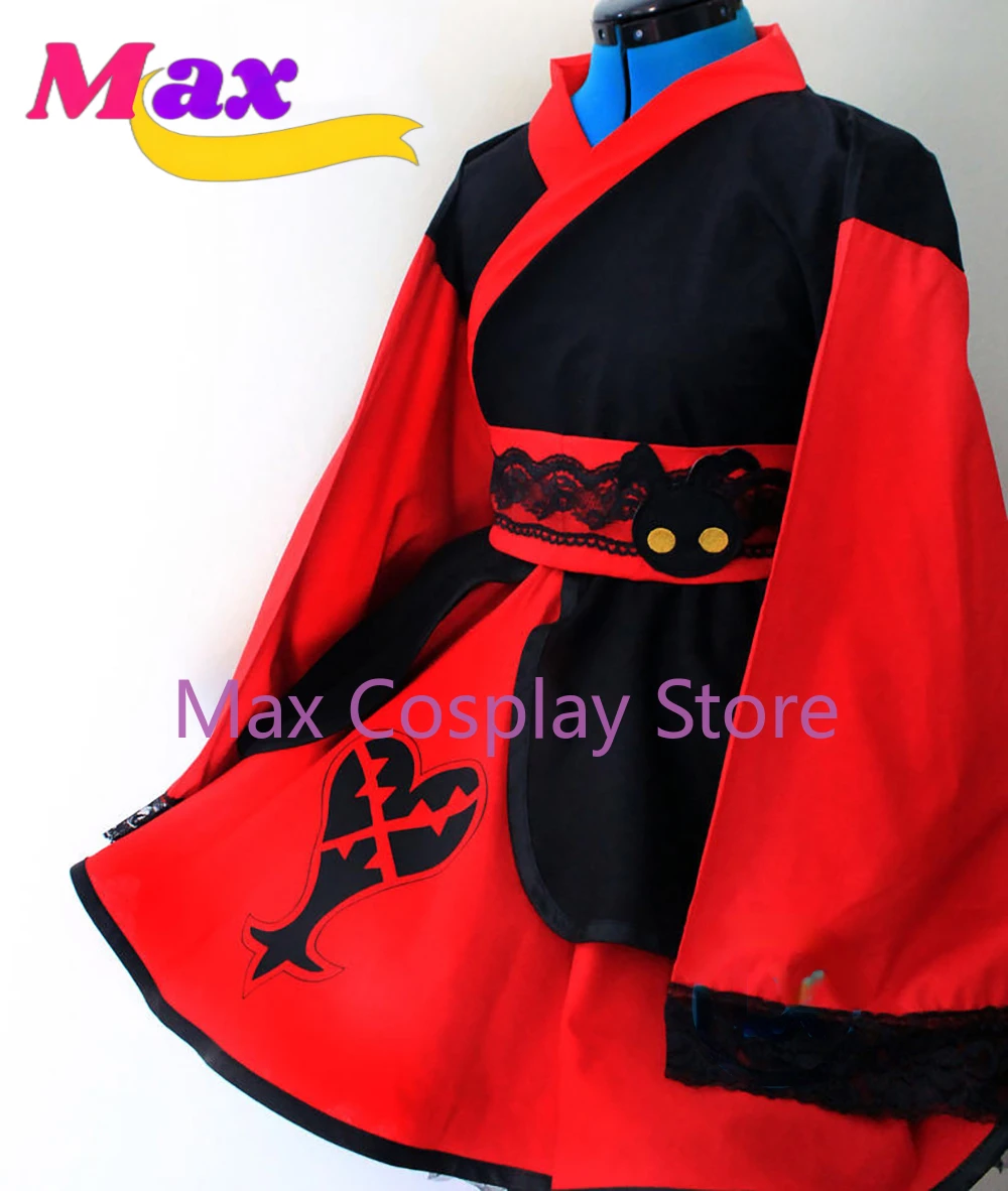 Anime Game Cosplay Costume Lolita Kimono Dress Set Completi Su Misura Ragazze Femminili Regalo Di Halloween