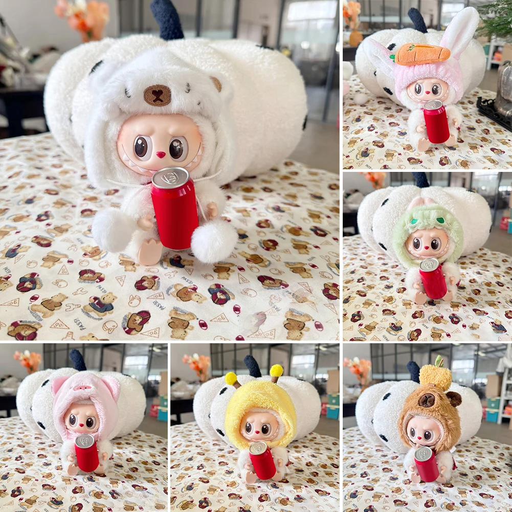 ゆき【説明文必読です】正規品　ラブブ2点セット For Coca Cola Series Labubu V1/v2 V3 Clothes for Labubu