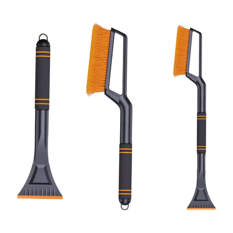 

Car Snow Shovel Brush Removable Winter Snow Scraper Brush Space Saving Snow Clearing Tool For Cars SUVs RVs And Trucks