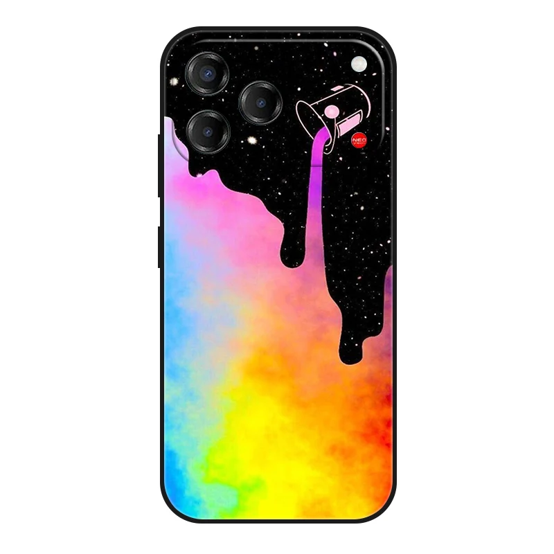 Sleek Black Matte Fashion Phone Case - Slim Soft TPU