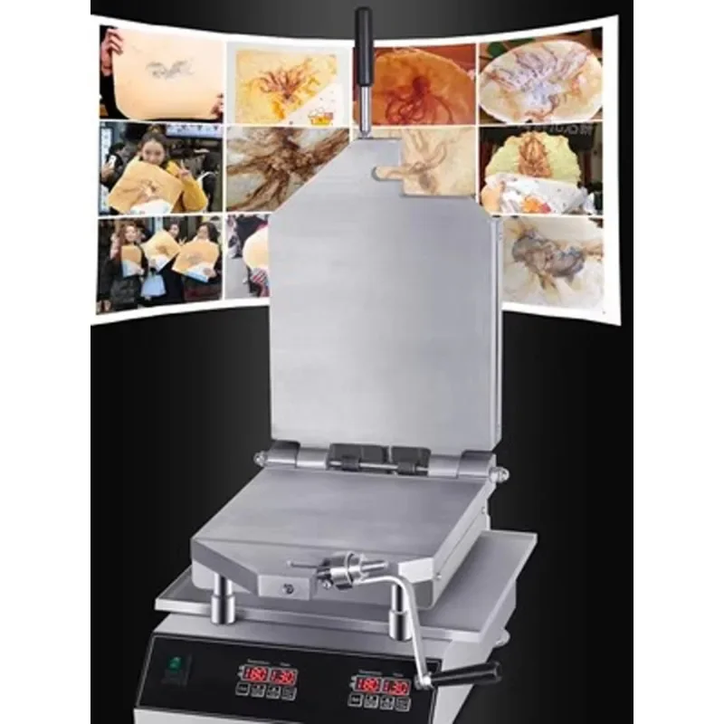Fossil cake making machine Maker Machine Pressing shrimp pancake machine Squid Monster Cracker baking grill