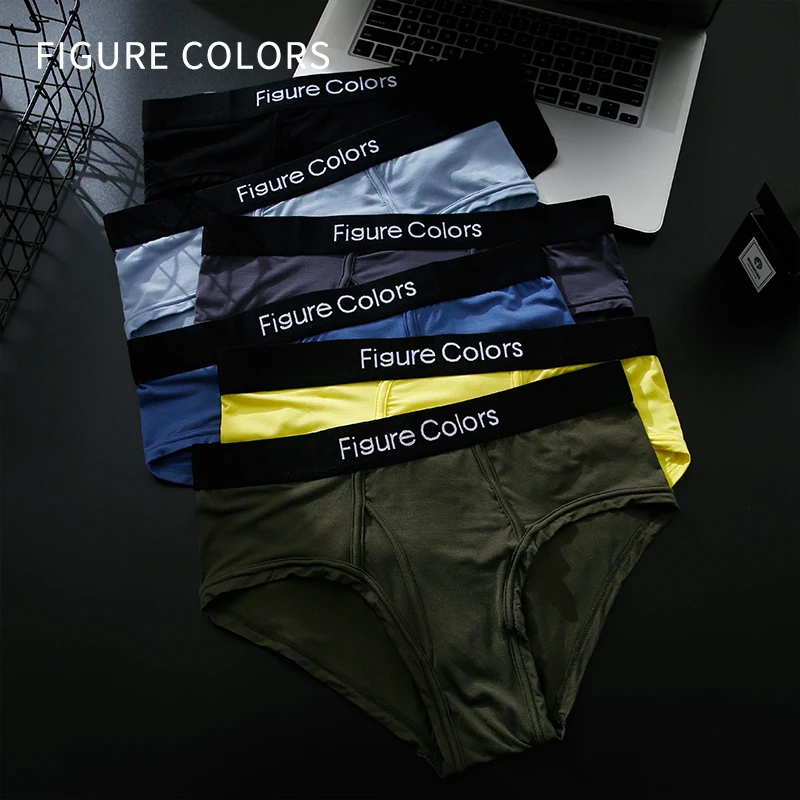 FC new modal men's briefs with side opening, comfortable and breathable youth bottoms, sexy and fashionable boys' trouser head 2