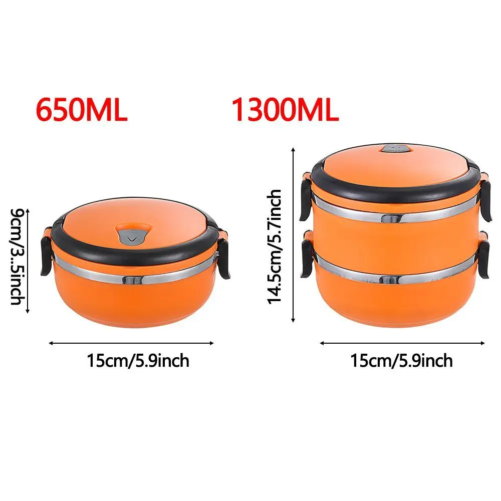 Leakproof Insulated Kitchen Storage Kids Adult Hot Food Flask Lunch Box  Thermos Vacuum Warmer Food Container - AliExpress