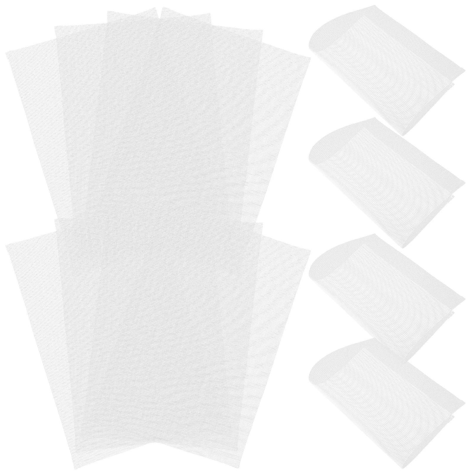 

25Pcs Flower Pot Hole Mesh Pad Fiberglass Flowerpot Mesh Pad Bonsai Grid Drainage Mesh Mat