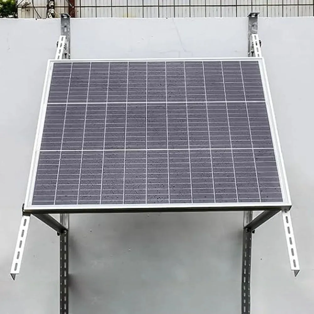 Adjustable Solar Panel Holder Hook Photovoltaic PV Rust-resistant Hook for Balcony for Solar Professional Photovoltaic Systems solar panel mounting set