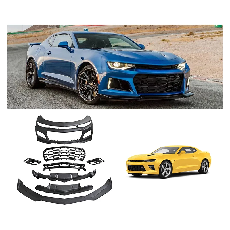

Zl1 Style Body Kit Front Bumper Lip Car Bumper For Chevrolet Camaro 2016-2018