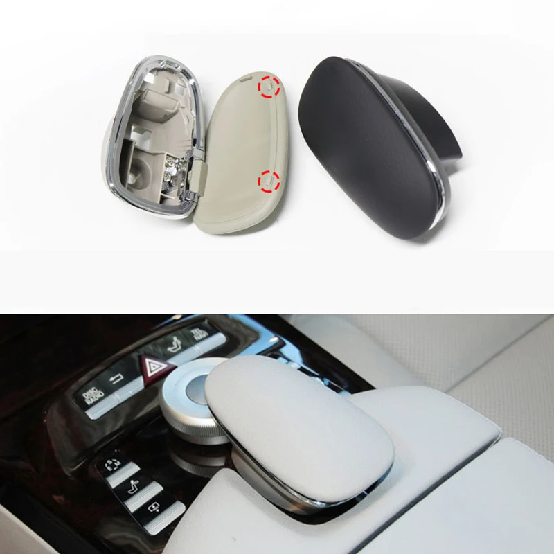 

High Quality Car Interior Centre Console Car Phone Cover Armrest Box Trim Cover For Mercedes Benz S-Calss W221 2005-2013