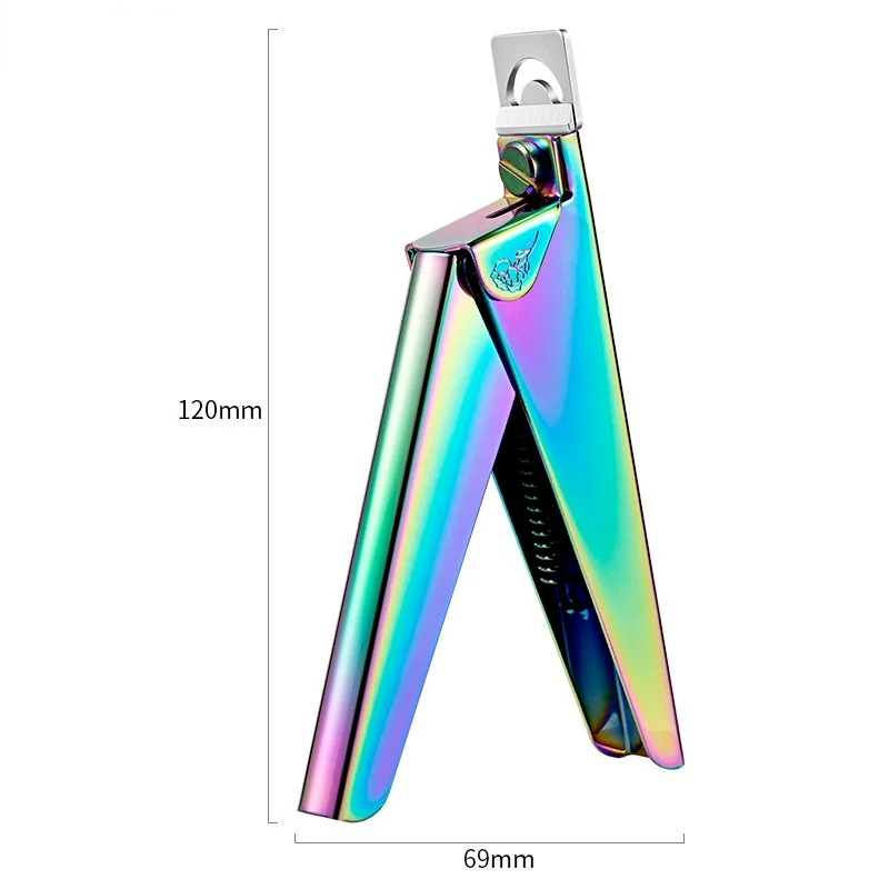U-shaped Nail Art Clippers Trimmer Scissors French False Nail Cutting Stainless Steel Trimmers Cutters Manicure Tool