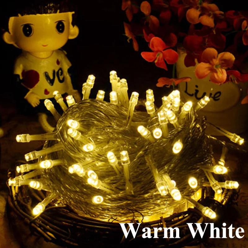 Outdoor LED Lichtslingers Garland Waterdicht Fee Kerst Bruiloft Vakantie Tuinieren Decoratie Verlichting Nieuwe Dropshipping