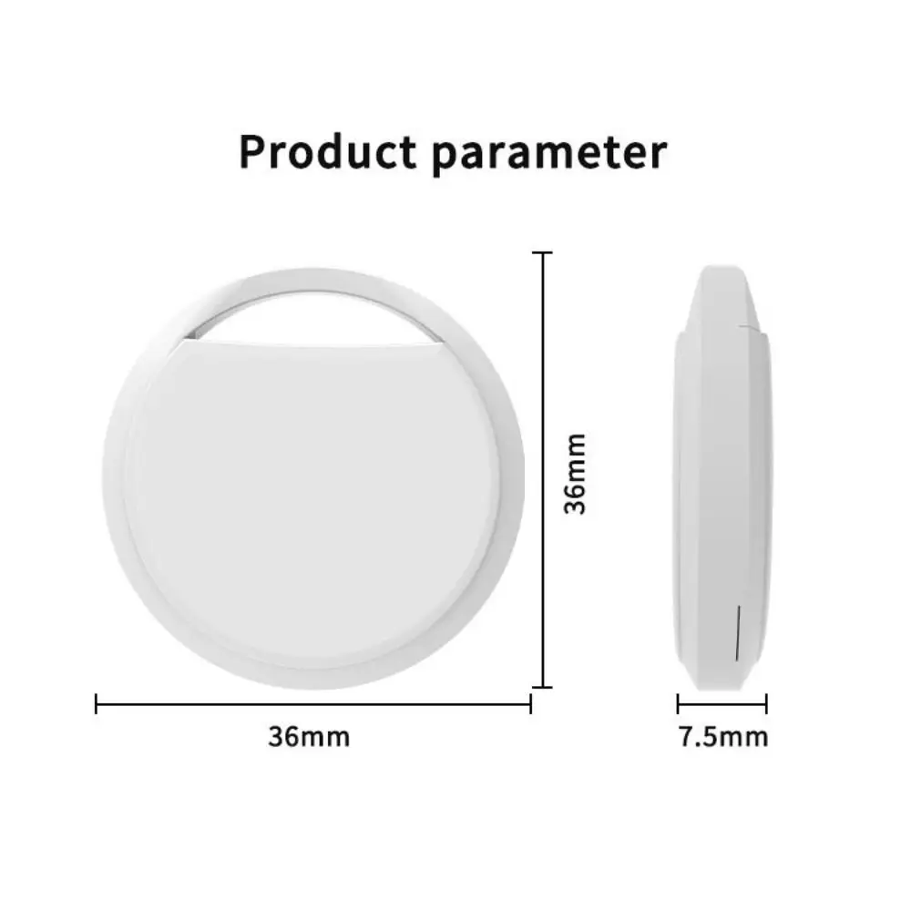 GPS Air Tag Locator Works for Apple Find My (iOS only) GPS Smart Air Tag Bluetooth Anti-loss Device Replaceable Battery Waterproof Item Locator