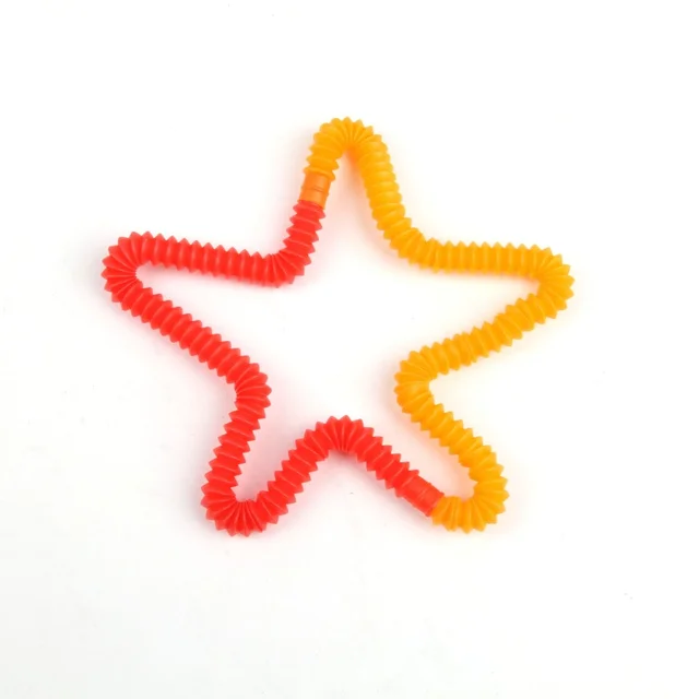 1Pcs Mini Pop Tubes Sensory Toy For Adult Fidget Stress Relieve Toys Kid Autism Anti Stress Plastic Bellows Children Squeeze Toy 4